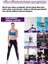 Renkli Elastik Direnç Bandı Tüm Vücut Egzersizi Fitness Ekipmanı 7