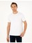 Beyaz Slim Fit Basic Tişört 3