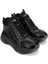 Kadın Suni Deri Siyah/siyah Sneakers & Spor Bot 2