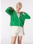 Yeşil Kadın Kapüşon Yaka Relaxed Fit Sweatmont D4SL-SWT3029 1