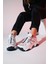 Beyaz-Çok Renkli Kadın Sneaker 98-65160 2