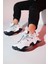 Beyaz-Çok Renkli Kadın Sneaker 98-65160 4