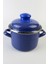 Işlevsel Emaye Mini Tencere 12CM 900ML Mavi Renk 1