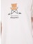 D5SM-TST3996 Kırık Beyaz Bisiklet Yaka Relaxed Fit Baskılı T-Shirt 4