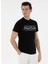 Siyah Erkek Slim Fit T-Shirt Varna 1