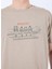 D5SM-TST3846 Açık Kahve Bisiklet Yaka Relaxed Fit Baskılı T-Shirt 4