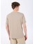 D5SM-TST3846 Açık Kahve Bisiklet Yaka Relaxed Fit Baskılı T-Shirt 5