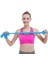Renkli Pvc Pilates Bandı, 150X15 Cm, Orta Sertlik, Elastik ve Dayanıklı 1