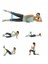 Mavi 2'li Dirençli Çalışma Lastiği, Pilates ve Squat Egzersizi Için Ideal 5