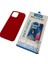 iPhone 13 Pro Max Kırmızı Silikon Kılıf Kırılmaz Cam Hediye 3