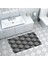 Kaymaz Dijital Mutfak & Salon Halı Trend Geometrik E5010 Gri 6