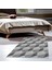 Kaymaz Dijital Mutfak & Salon Halı Star Pamuk Geometrik E5010 Gri 8