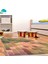 Kaymaz Dijital Mutfak & Salon Halı Trend Saçaklı Geometrik E5014 Renkli 7