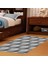 Kaymaz Dijital Mutfak & Salon Halı Yıldız Deri Geometrik E5010 Gri 8