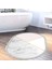 Kaymaz Dijital Mutfak & Salon Halı Trend Saçaklı Oval Geometrik E5008 Beyaz 6