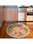 Kaymaz Dijital Mutfak & Salon Halı Star Pamuk Saçaklı Yuvarlak Geometrik E5014 Renkli 5