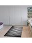Kaymaz Dijital Mutfak & Salon Halı Trend Saçaklı Geometrik E5013 Siyah 8