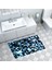 Kaymaz Dijital Mutfak & Salon Halı Trend Geometrik E5012 Mavi 6
