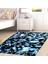 Kaymaz Dijital Mutfak & Salon Halı Trend Geometrik E5012 Mavi 7