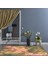 Kaymaz Dijital Mutfak & Salon Halı Yıldız Deri Geometrik E5014 Renkli 1