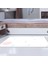 Kaymaz Dijital Mutfak & Salon Halı Trend Saçaklı Geometrik E5015 Beyaz 8