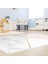 Kaymaz Dijital Mutfak & Salon Halı Star Pamuk Geometrik E5008 Beyaz 7