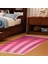 Kaymaz Dijital Mutfak & Salon Halı Star Pamuk Saçaklı Geometrik E5017 Pudra 8