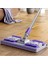 Mor Kıskaçlı Cam ve Yüzeyler Için Mikrofiber Silme Mop 100 cm 1