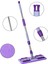 Mor Kıskaçlı Cam ve Yüzeyler Için Mikrofiber Silme Mop 100 cm 3
