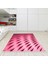 Kaymaz Dijital Mutfak & Salon Halı Yıldız Deri Saçaklı Geometrik E5017 Pudra 8