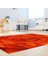 Kaymaz Dijital Mutfak & Salon Halı Trend Saçaklı Geometrik E5011 Turuncu 7