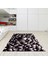 Kaymaz Dijital Mutfak & Salon Halı Star Pamuk Geometrik E5009 Siyah 8