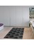 Kaymaz Dijital Mutfak & Salon Halı Star Pamuk Geometrik E5016 Siyah 8