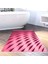 Kaymaz Dijital Mutfak & Salon Halı Star Pamuk Saçaklı Geometrik E5017 Pudra 6