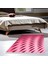 Kaymaz Dijital Mutfak & Salon Halı Trend Saçaklı Geometrik E5017 Pudra 8
