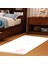 Kaymaz Dijital Mutfak & Salon Halı Yıldız Deri Saçaklı Geometrik E5015 Beyaz 8