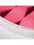 Kaymaz Dijital Mutfak & Salon Halı Trend Saçaklı Oval Geometrik E5017 Pudra 3