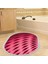 Kaymaz Dijital Mutfak & Salon Halı Trend Saçaklı Oval Geometrik E5017 Pudra 6