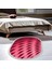 Kaymaz Dijital Mutfak & Salon Halı Trend Saçaklı Oval Geometrik E5017 Pudra 8