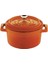 Turuncu Metal Döküm Mini Tencere, 10 Cm, 0.35 L, Renkli, Dayanıklı ve Şık Tasarım 1