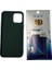 iPhone 12 Pro Koyu Yeşil Silikon Kılıf Kırılmaz Cam Hediye 1
