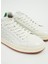 Beyaz-Yeşil Erkek Deri Sneaker Shacbtl 5