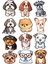 Köpek Sticker Telefon Laptop Notebook Tablet Defter Matara Stiker Etiket ST1069 1