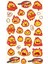 Ateş Sticker Telefon Laptop Notebook Tablet Defter Matara Stiker Etiket ST780 1