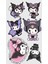 Kuromi Sticker Telefon Laptop Notebook Tablet Defter Matara Stiker Etiket ST1593 1
