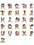 Harf Sticker Telefon Laptop Notebook Tablet Defter Matara Stiker Etiket ST1627 1