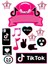 Tiktok Sticker Telefon Laptop Notebook Tablet Defter Matara Stiker Etiket ST434 1