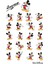 Mickey Mouse Sticker Telefon Laptop Notebook Tablet Defter Matara Stiker Etiket ST460 1