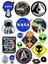 Nasa Sticker Telefon Laptop Notebook Tablet Defter Matara Stiker Etiket ST1208 1