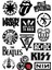 Rock Sticker Telefon Laptop Notebook Tablet Defter Matara Stiker Etiket ST408 1